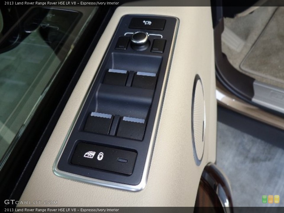 Espresso/Ivory Interior Controls for the 2013 Land Rover Range Rover HSE LR V8 #81234352