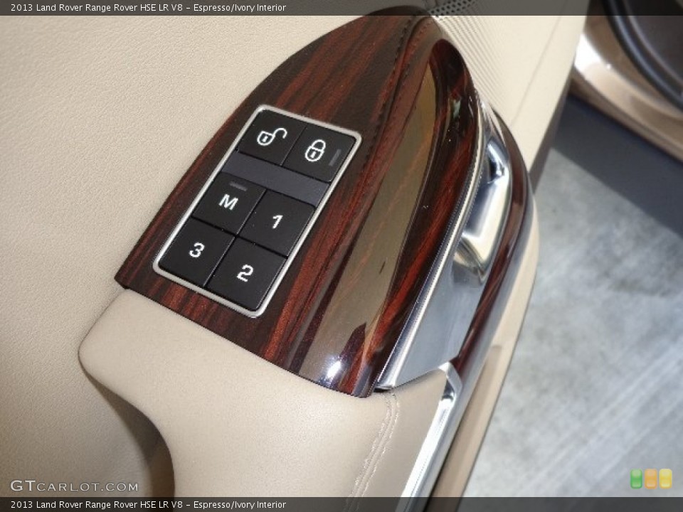 Espresso/Ivory Interior Controls for the 2013 Land Rover Range Rover HSE LR V8 #81234373