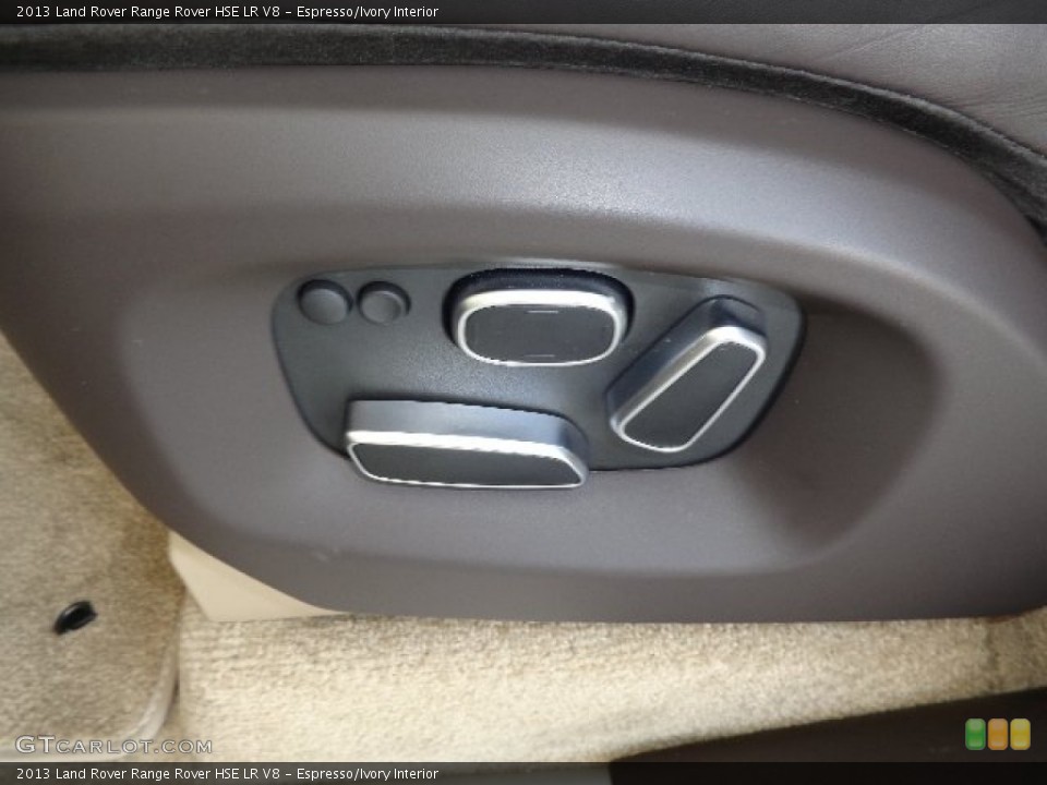Espresso/Ivory Interior Controls for the 2013 Land Rover Range Rover HSE LR V8 #81234389