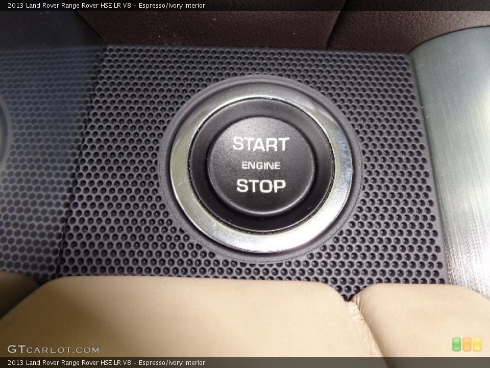 Espresso/Ivory Interior Controls for the 2013 Land Rover Range Rover HSE LR V8 #81234504