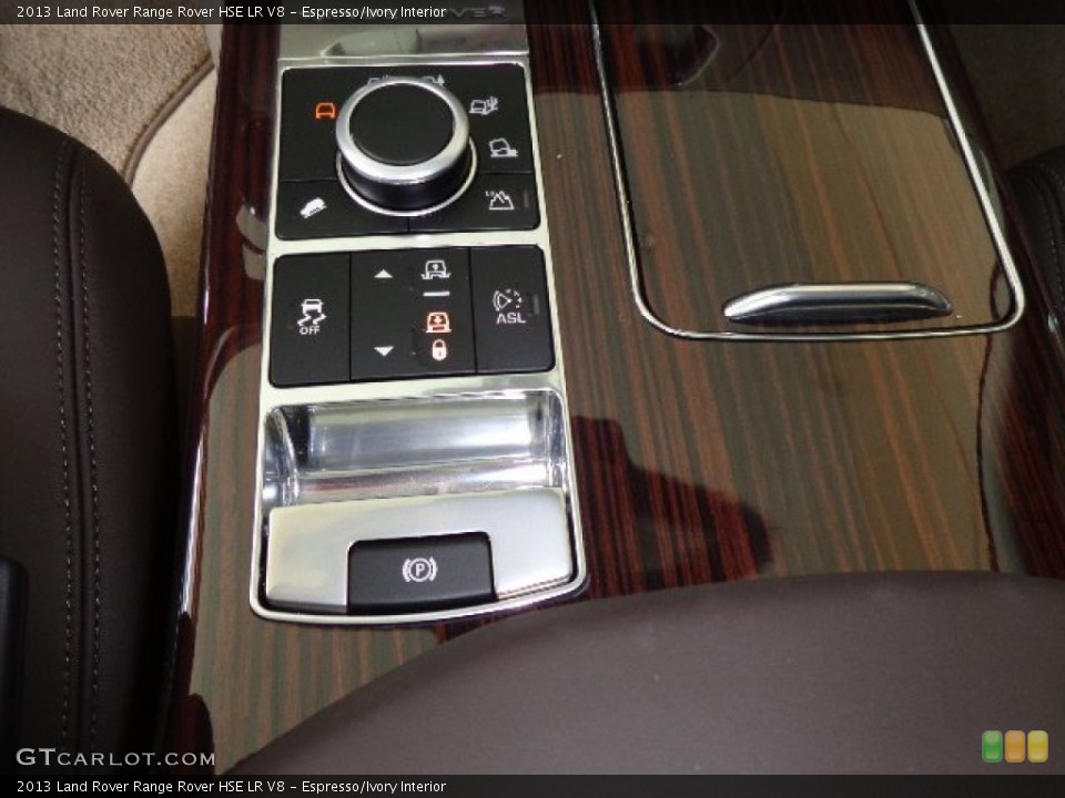 Espresso/Ivory Interior Controls for the 2013 Land Rover Range Rover HSE LR V8 #81234529