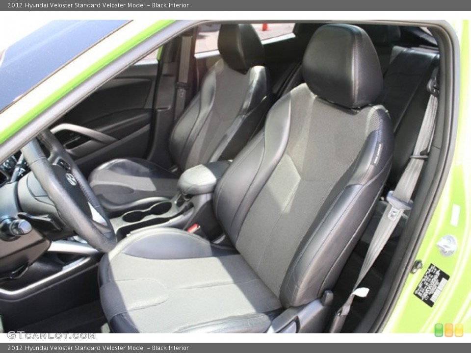 Black Interior Front Seat for the 2012 Hyundai Veloster  #81235048