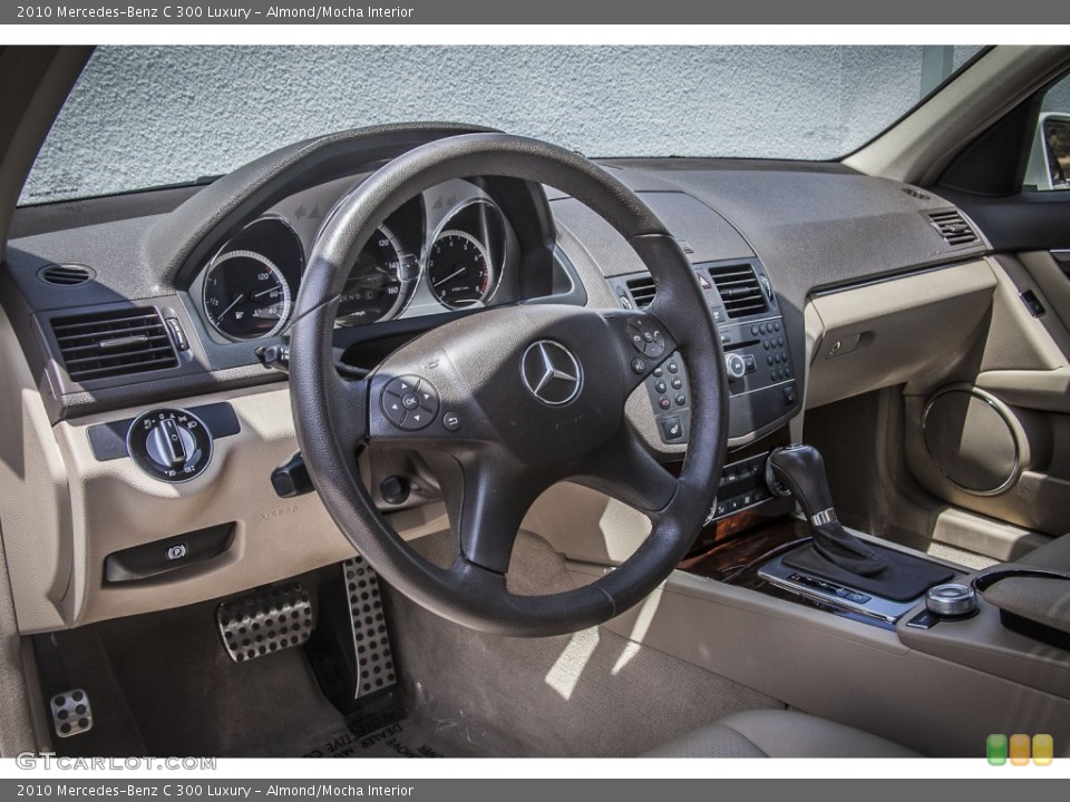Almond/Mocha Interior Dashboard for the 2010 Mercedes-Benz C 300 Luxury #81235858