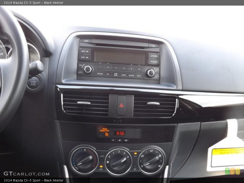 Black Interior Controls for the 2014 Mazda CX-5 Sport #81236737