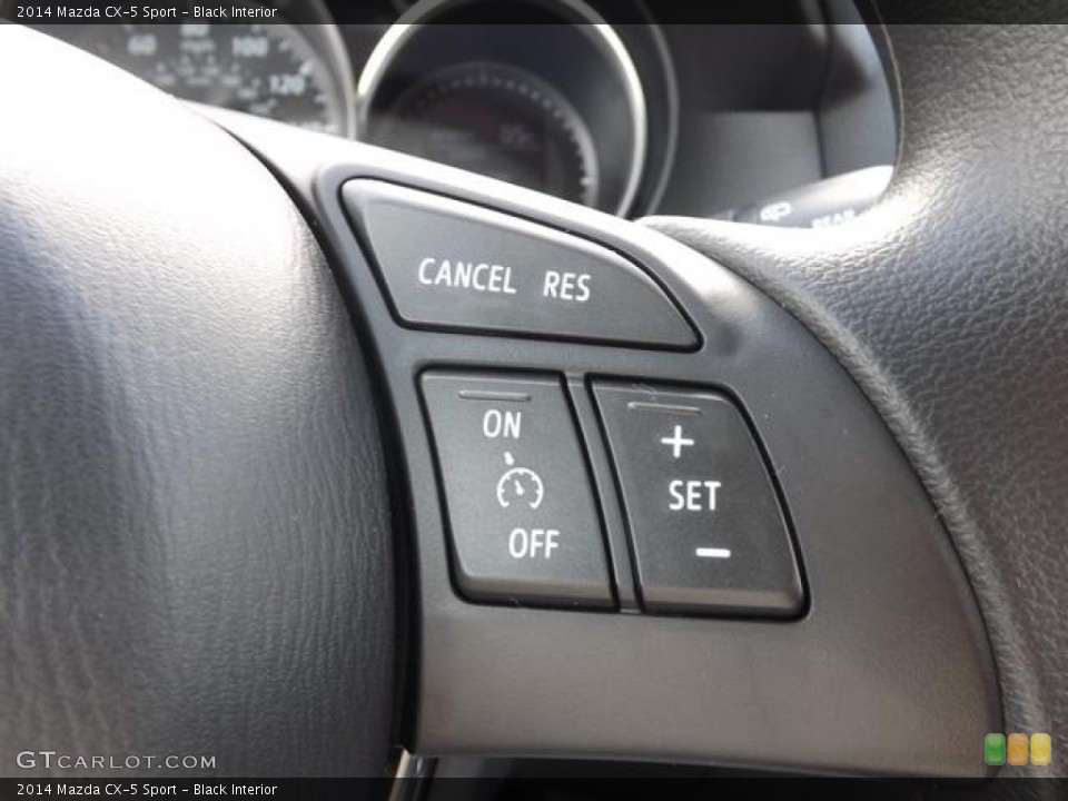 Black Interior Controls for the 2014 Mazda CX-5 Sport #81236778