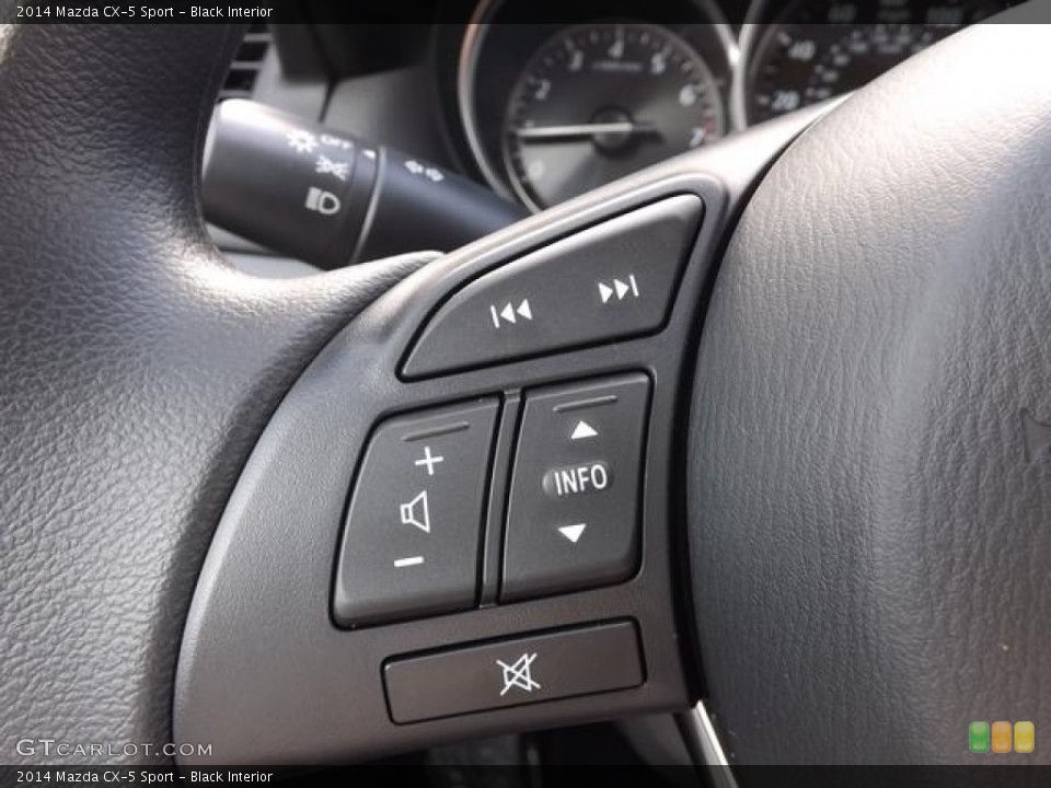 Black Interior Controls for the 2014 Mazda CX-5 Sport #81236806