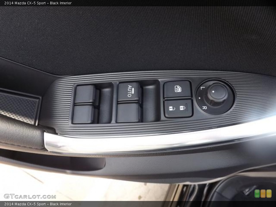 Black Interior Controls for the 2014 Mazda CX-5 Sport #81236923