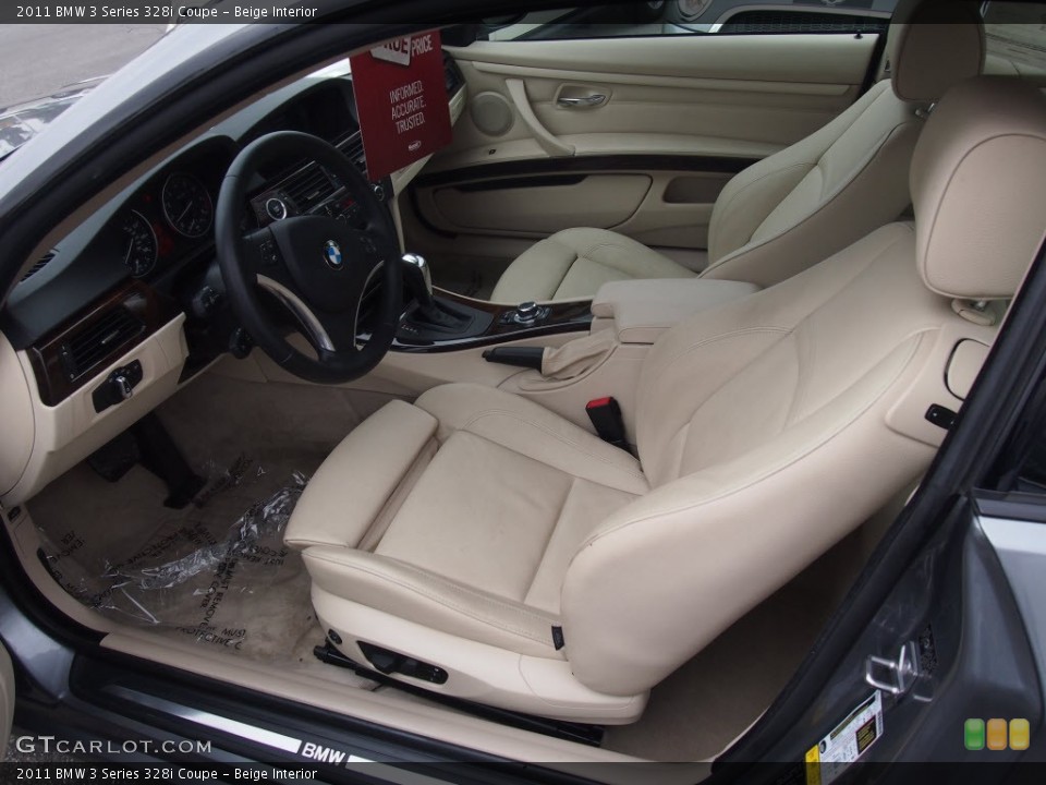 Beige Interior Photo for the 2011 BMW 3 Series 328i Coupe #81236948
