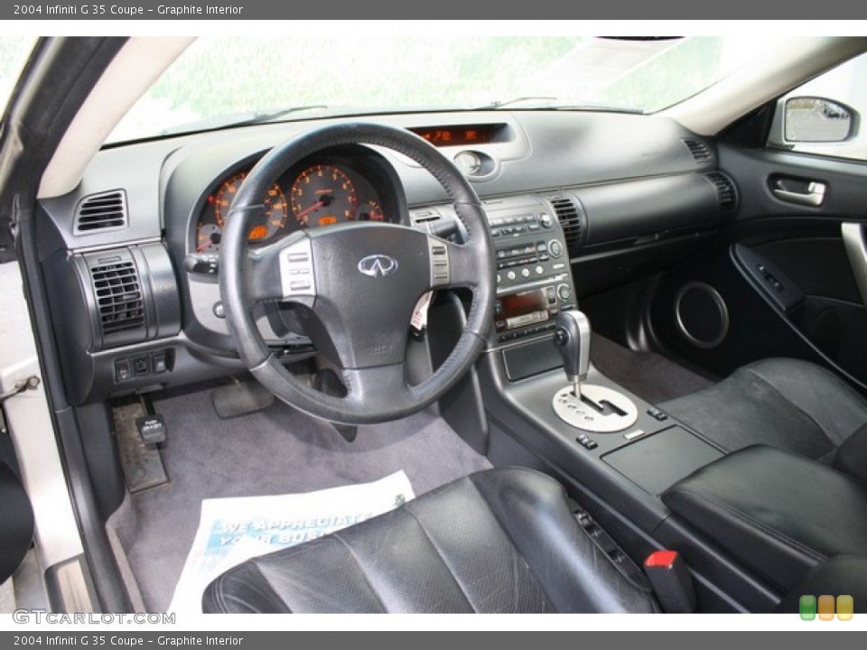 Graphite Interior Prime Interior for the 2004 Infiniti G 35 Coupe #81237882
