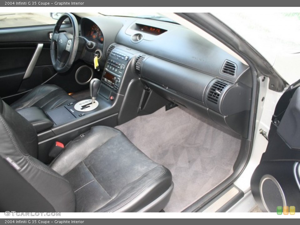 Graphite Interior Dashboard for the 2004 Infiniti G 35 Coupe #81238010