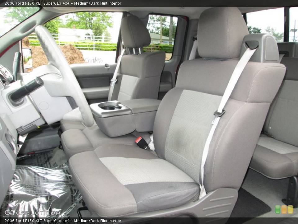 Medium/Dark Flint Interior Front Seat for the 2006 Ford F150 XLT SuperCab 4x4 #81238334