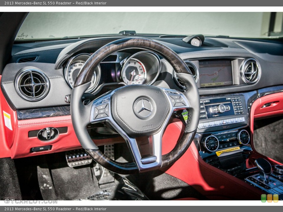 Red/Black Interior Dashboard for the 2013 Mercedes-Benz SL 550 Roadster #81238360