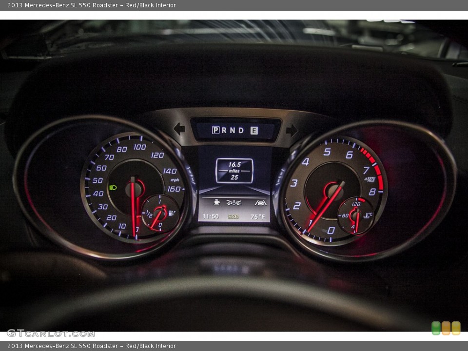 Red/Black Interior Gauges for the 2013 Mercedes-Benz SL 550 Roadster #81238415