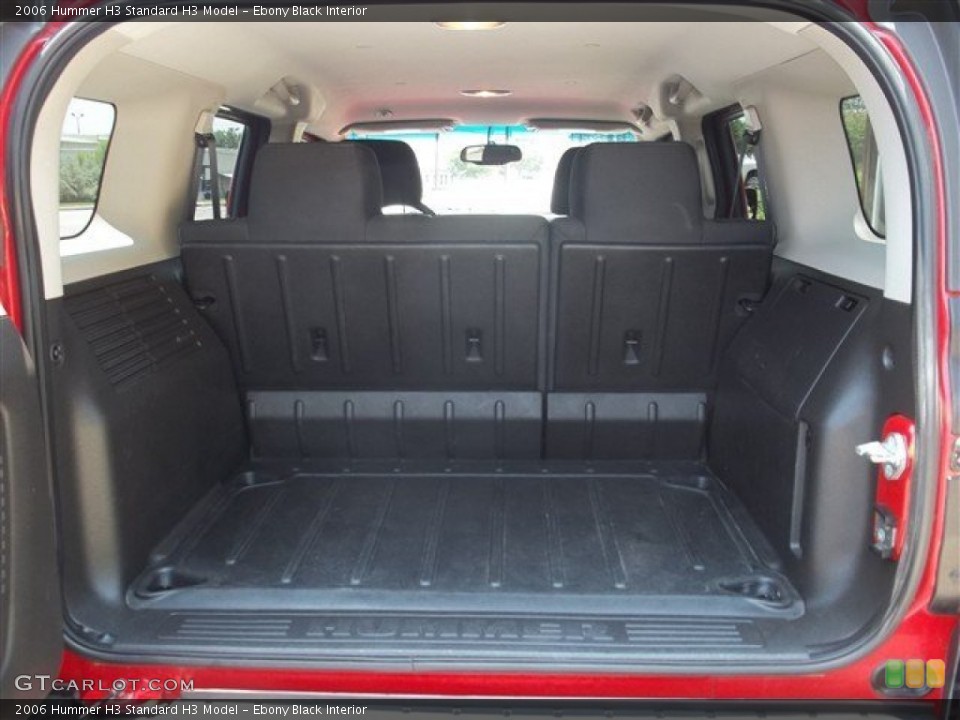 Ebony Black Interior Trunk for the 2006 Hummer H3  #81240028