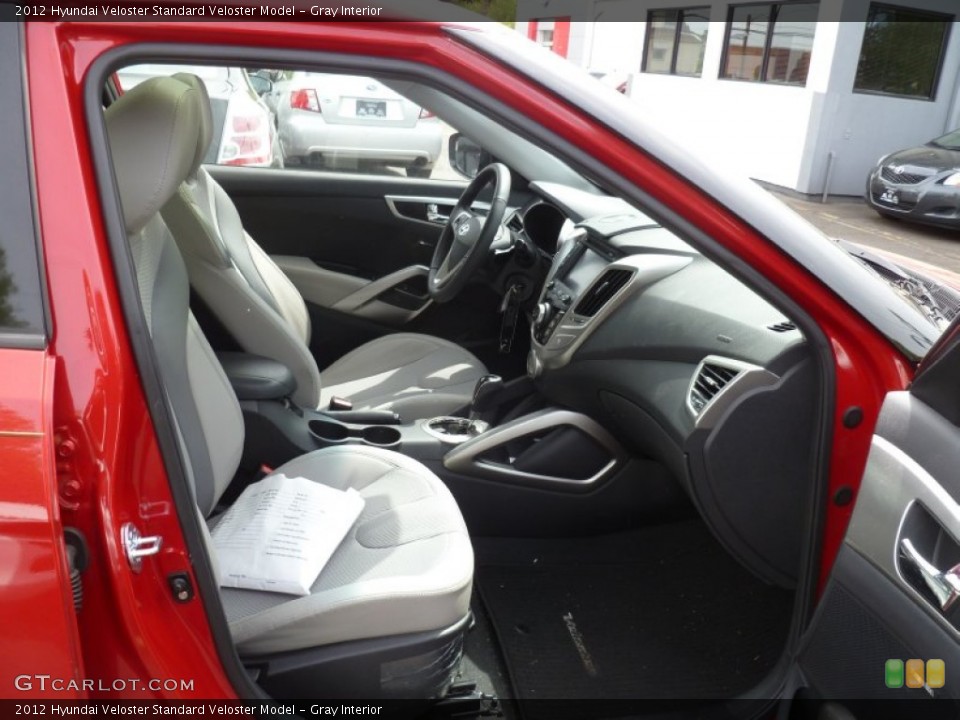 Gray Interior Photo for the 2012 Hyundai Veloster  #81241382