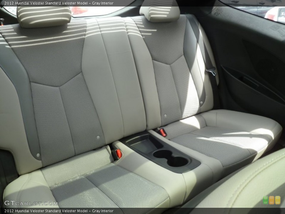 Gray Interior Rear Seat for the 2012 Hyundai Veloster  #81241400