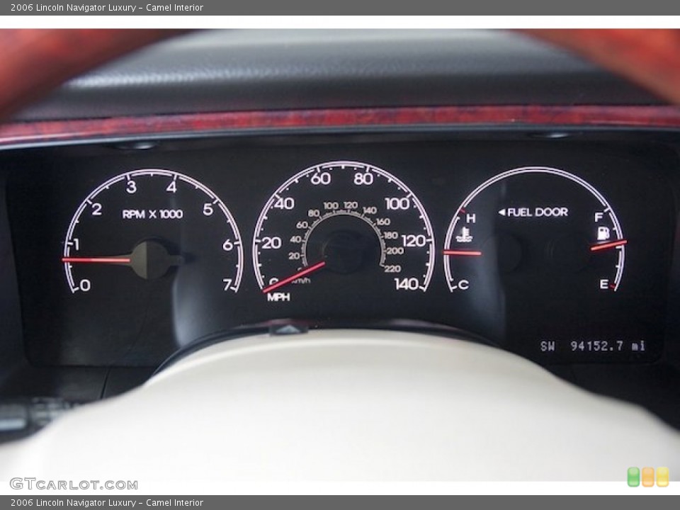 Camel Interior Gauges for the 2006 Lincoln Navigator Luxury #81242239