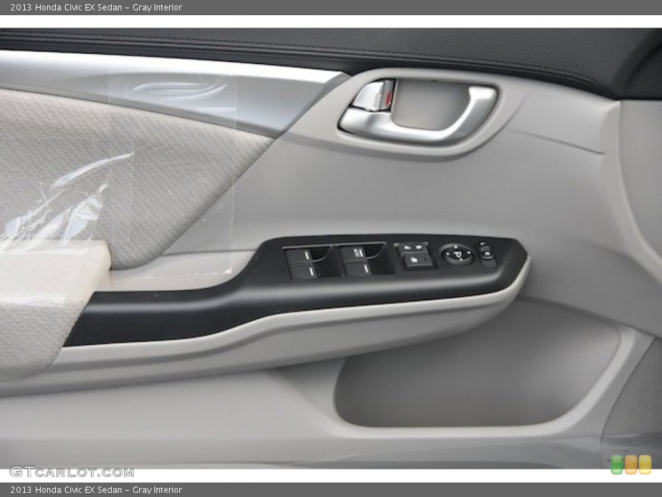 Gray Interior Door Panel for the 2013 Honda Civic EX Sedan #81243518