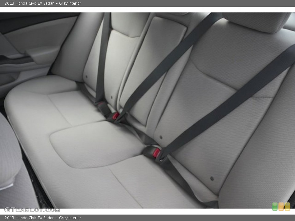 Gray Interior Rear Seat for the 2013 Honda Civic EX Sedan #81243614