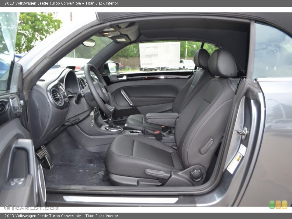 Titan Black Interior Photo for the 2013 Volkswagen Beetle Turbo Convertible #81244141