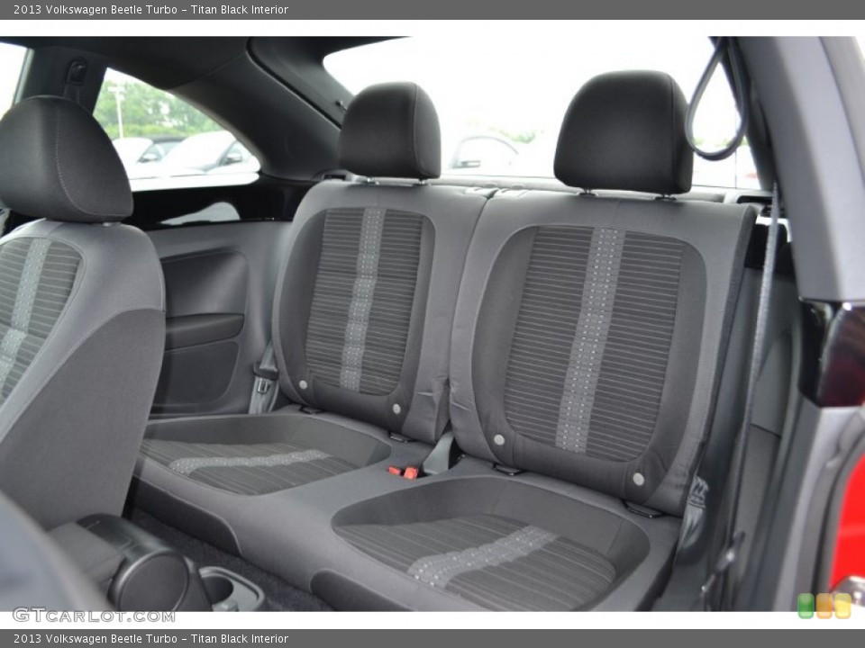 Titan Black Interior Rear Seat for the 2013 Volkswagen Beetle Turbo #81244231