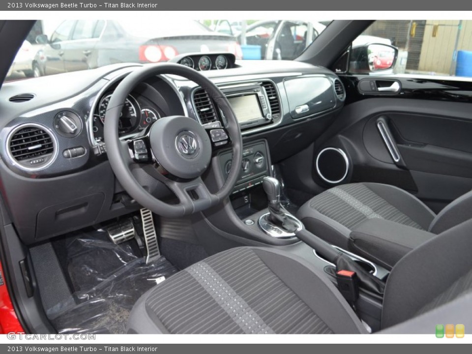 Titan Black Interior Prime Interior for the 2013 Volkswagen Beetle Turbo #81244245