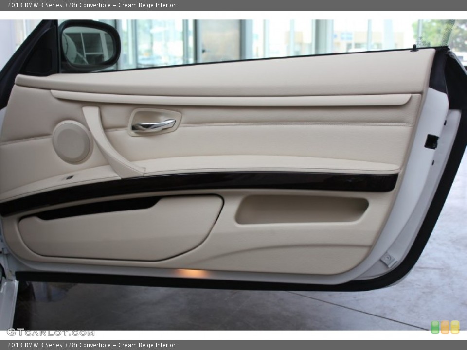 Cream Beige Interior Door Panel for the 2013 BMW 3 Series 328i Convertible #81245161