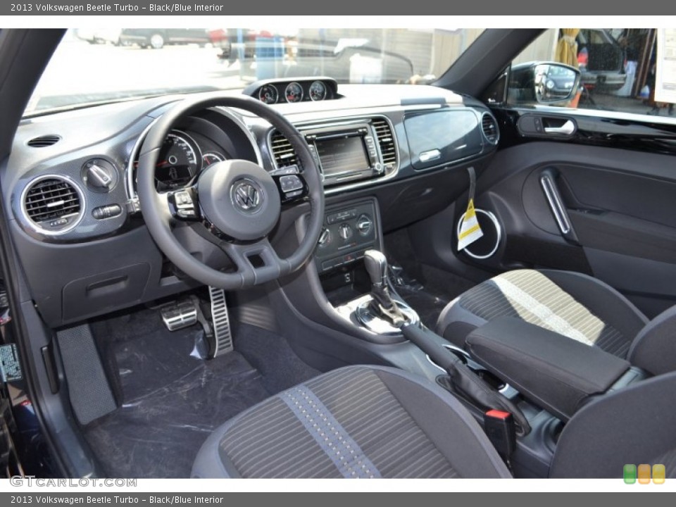 Black/Blue Interior Prime Interior for the 2013 Volkswagen Beetle Turbo #81247213