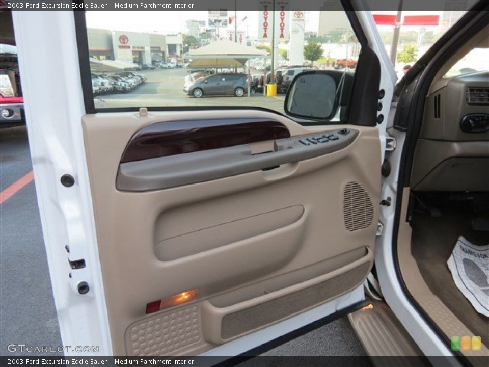 Medium Parchment Interior Door Panel for the 2003 Ford Excursion Eddie Bauer #81248983