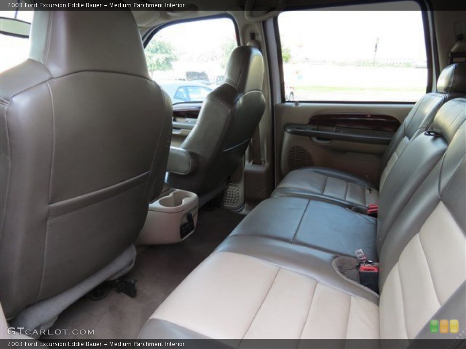 Medium Parchment Interior Rear Seat for the 2003 Ford Excursion Eddie Bauer #81249012