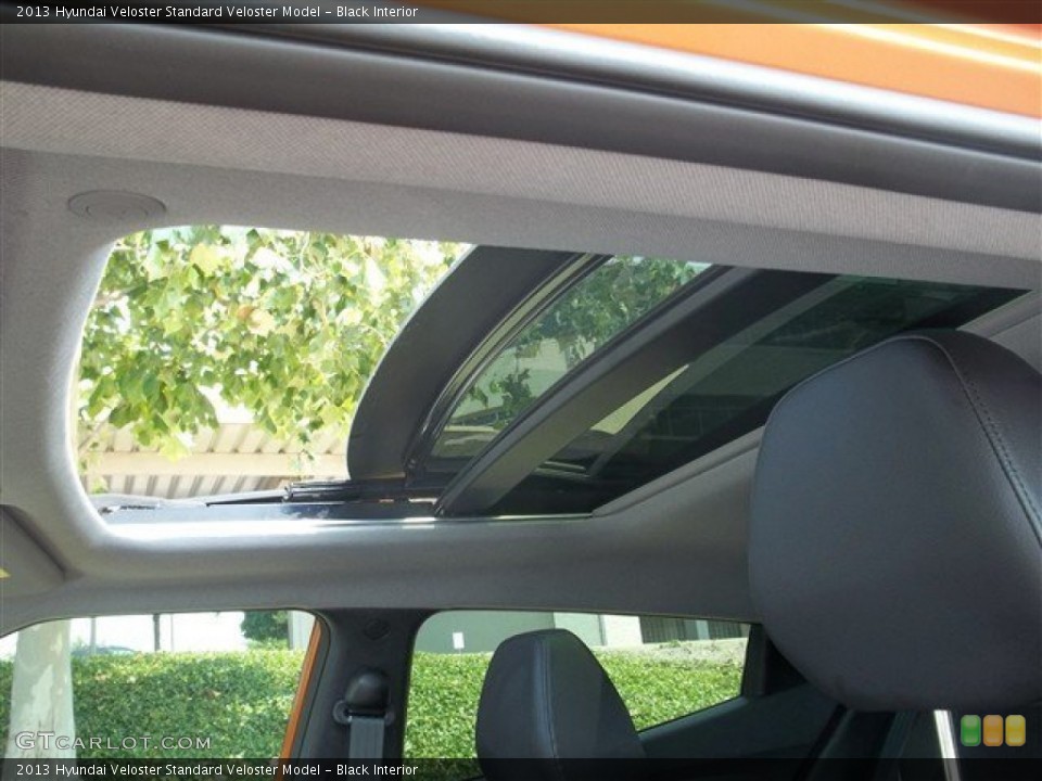 Black Interior Sunroof for the 2013 Hyundai Veloster  #81250508