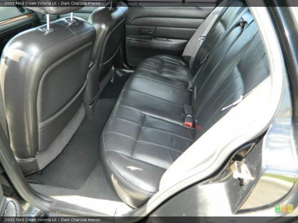 Dark Charcoal Interior Rear Seat for the 2003 Ford Crown Victoria LX #81253777