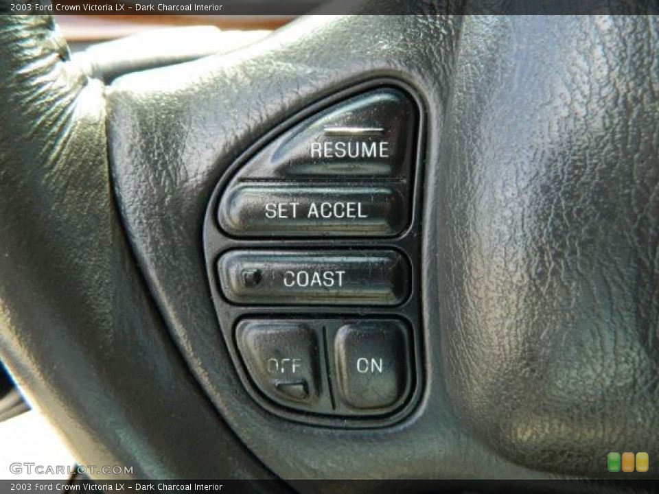 Dark Charcoal Interior Controls for the 2003 Ford Crown Victoria LX #81253958