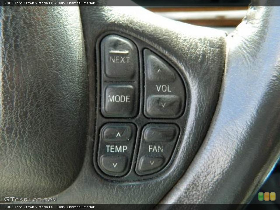 Dark Charcoal Interior Controls for the 2003 Ford Crown Victoria LX #81253978