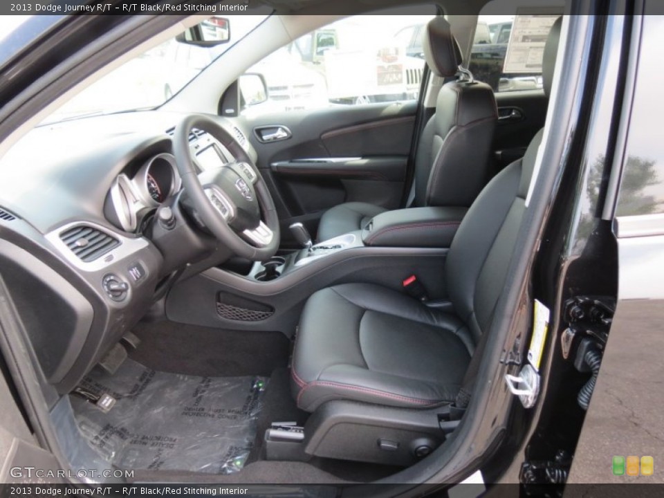 R/T Black/Red Stitching Interior Photo for the 2013 Dodge Journey R/T #81254070