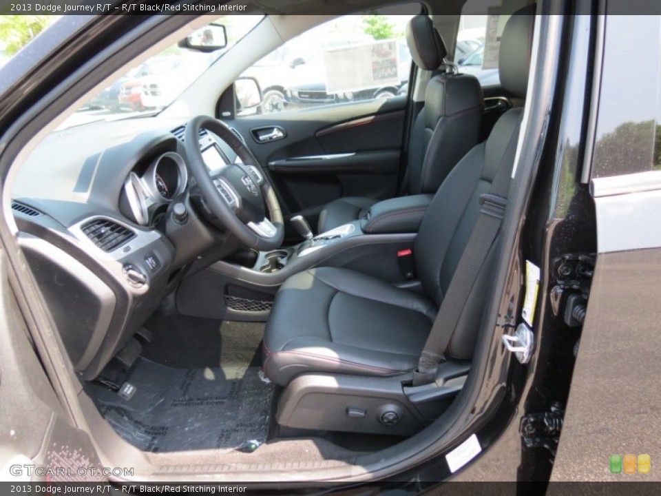 R/T Black/Red Stitching Interior Photo for the 2013 Dodge Journey R/T #81254320