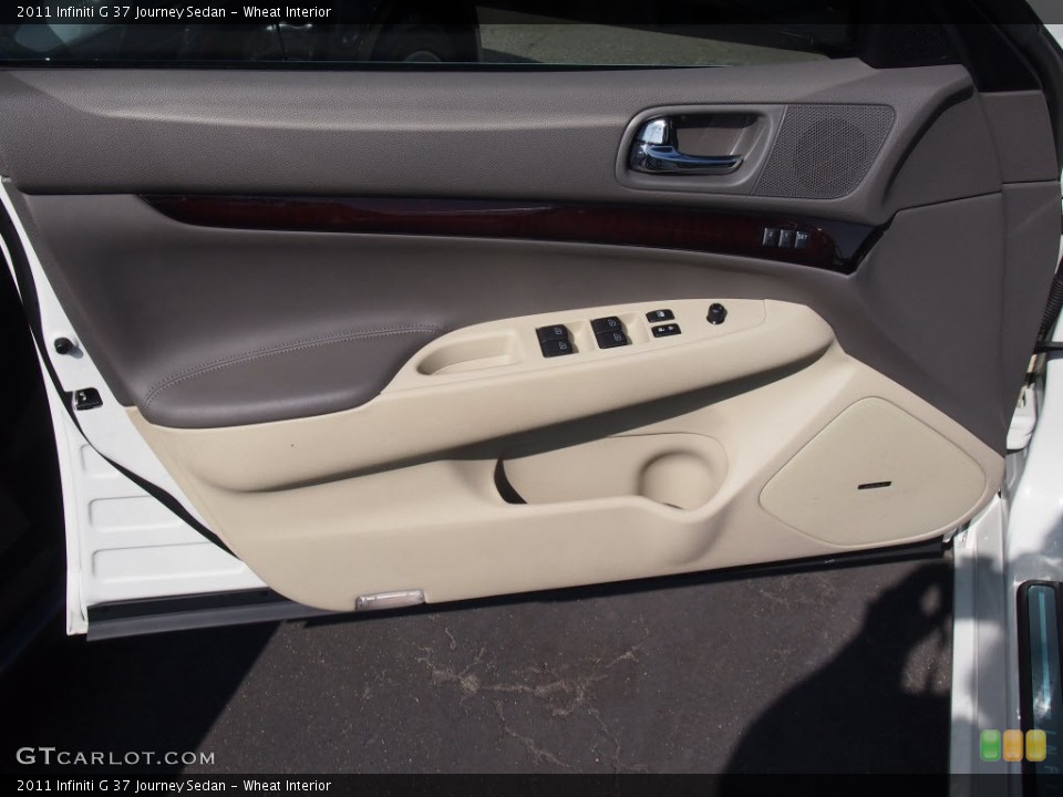 Wheat Interior Door Panel for the 2011 Infiniti G 37 Journey Sedan #81254776