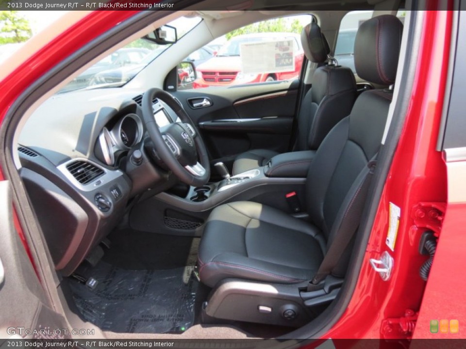 R/T Black/Red Stitching Interior Photo for the 2013 Dodge Journey R/T #81254834