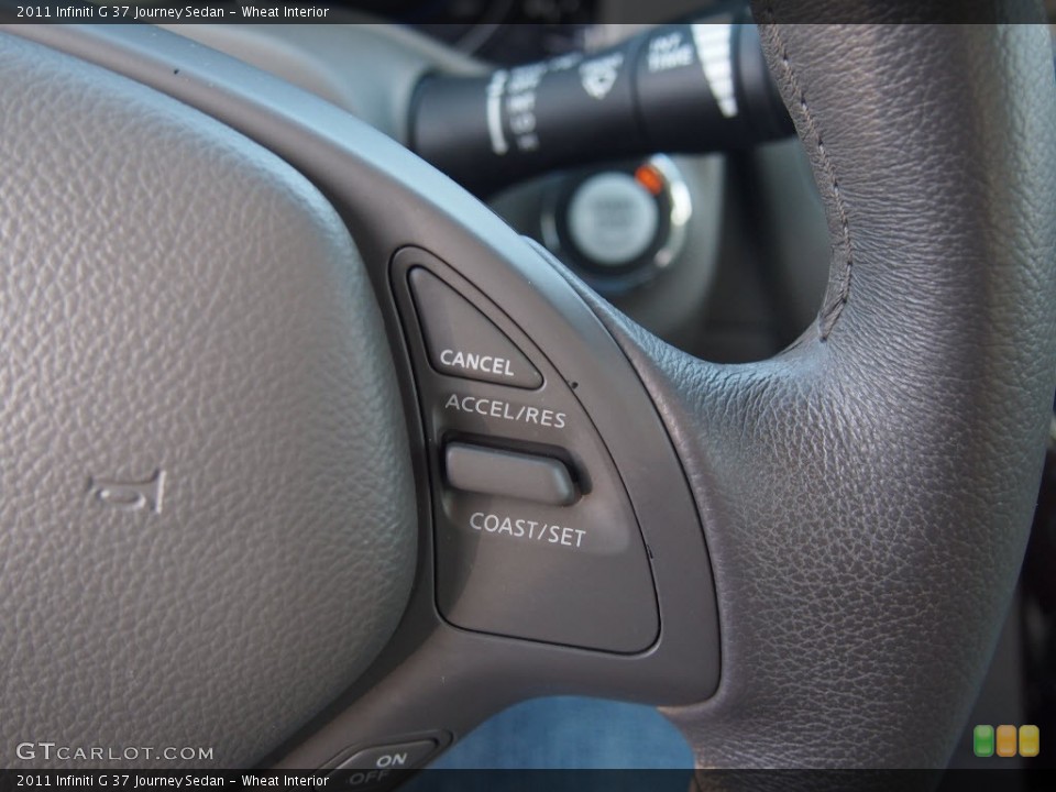 Wheat Interior Controls for the 2011 Infiniti G 37 Journey Sedan #81254881
