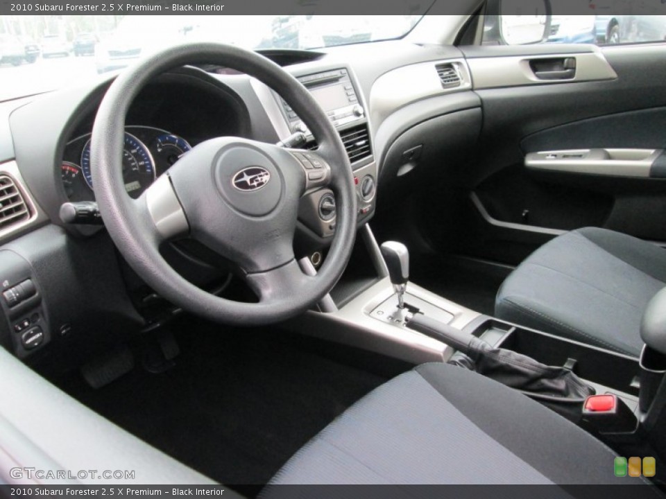 Black Interior Photo for the 2010 Subaru Forester 2.5 X Premium #81255525