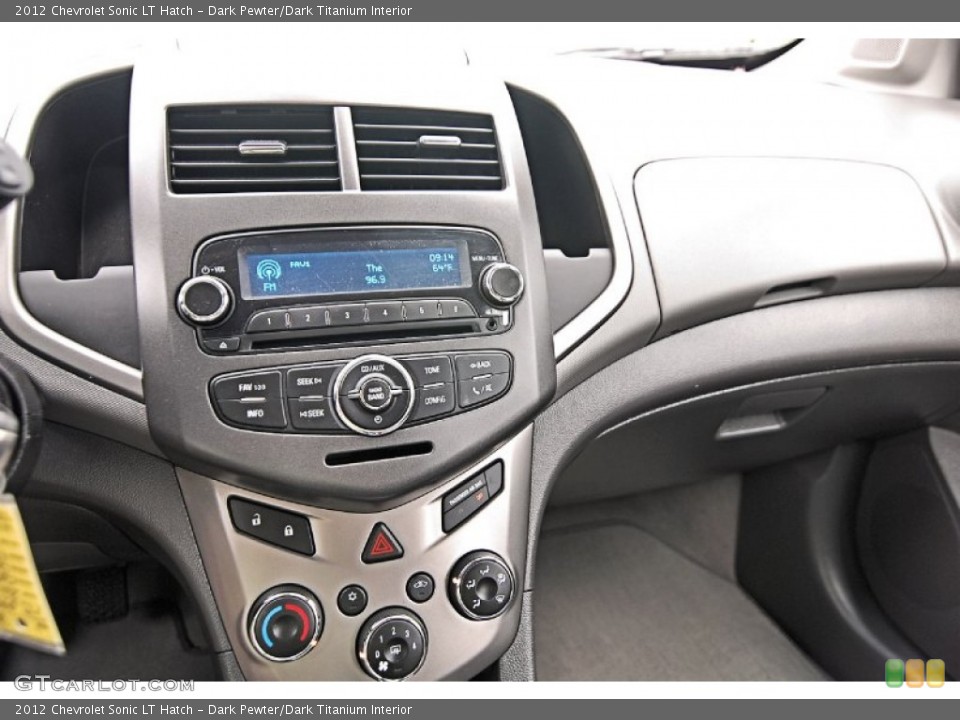 Dark Pewter/Dark Titanium Interior Controls for the 2012 Chevrolet Sonic LT Hatch #81256978