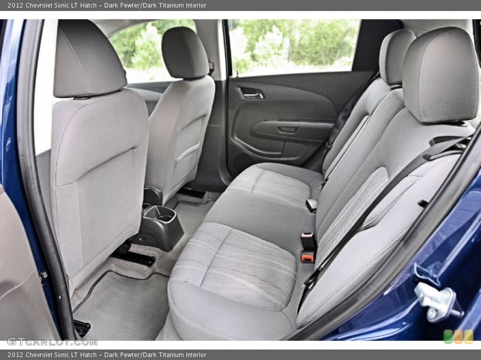 Dark Pewter/Dark Titanium Interior Rear Seat for the 2012 Chevrolet Sonic LT Hatch #81257176