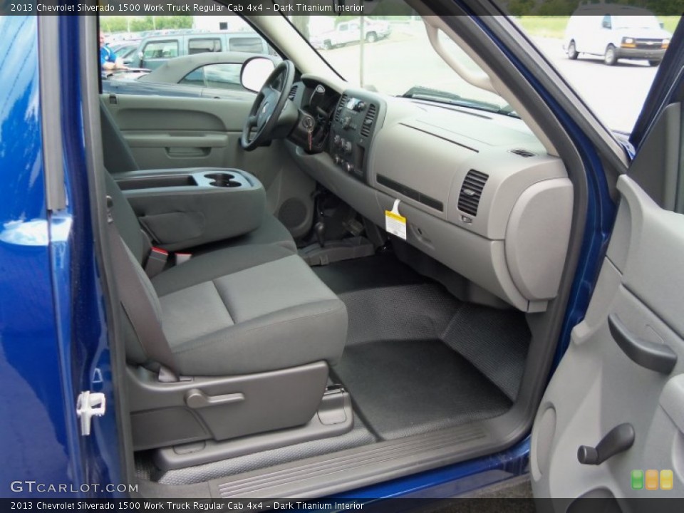 Dark Titanium Interior Photo for the 2013 Chevrolet Silverado 1500 Work Truck Regular Cab 4x4 #81257921