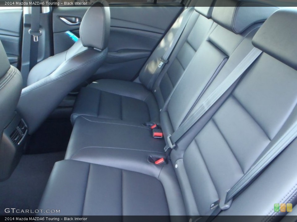 Black Interior Rear Seat for the 2014 Mazda MAZDA6 Touring #81257935