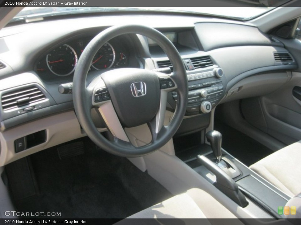 Gray 2010 Honda Accord Interiors
