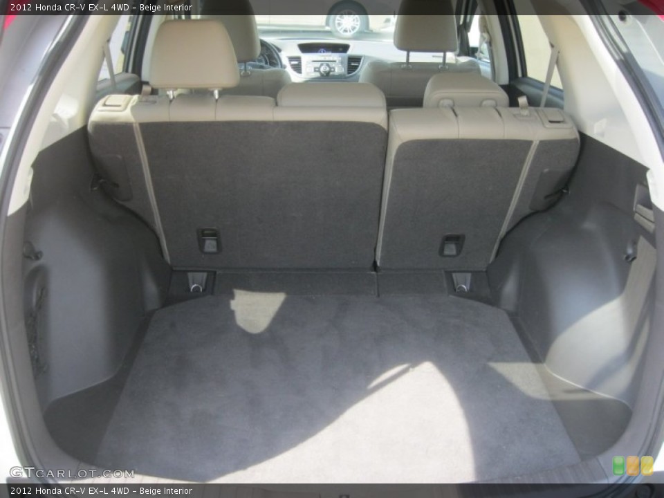 Beige Interior Trunk for the 2012 Honda CR-V EX-L 4WD #81260969