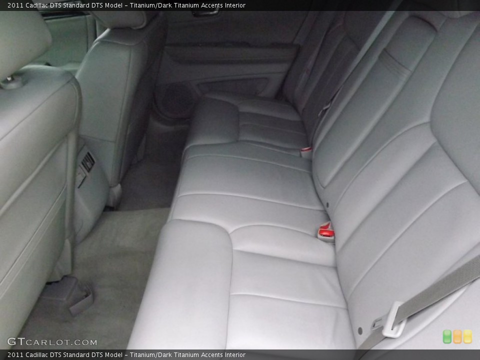 Titanium/Dark Titanium Accents Interior Rear Seat for the 2011 Cadillac DTS  #81261181