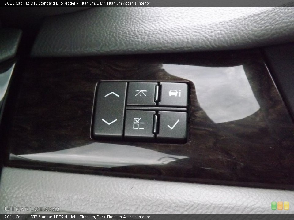 Titanium/Dark Titanium Accents Interior Controls for the 2011 Cadillac DTS  #81261415