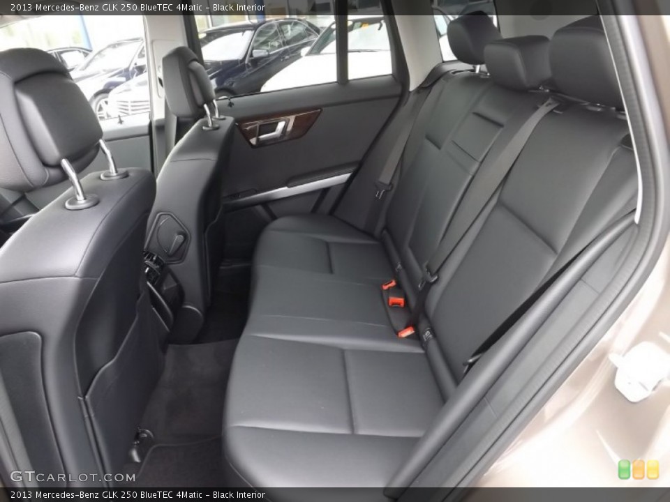 Black Interior Rear Seat for the 2013 Mercedes-Benz GLK 250 BlueTEC 4Matic #81263863