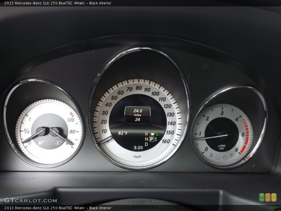 Black Interior Gauges for the 2013 Mercedes-Benz GLK 250 BlueTEC 4Matic #81263979